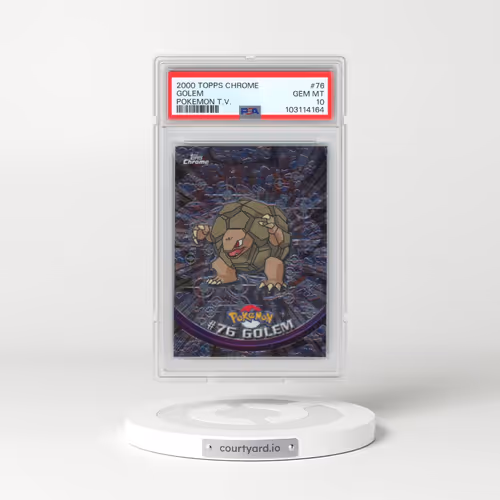 2000 Topps Chrome Pokémon T.V. #76 Golem (PSA 10 GEM MINT)