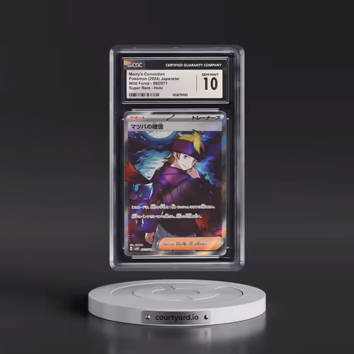 2024 Wild Force #092/071 Morty's Conviction - Super Rare Holo (CGC 10 GEM MINT)