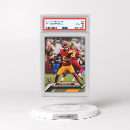 2024 Topps Now #16 Jayden Daniels (PSA 10 GEM MINT)