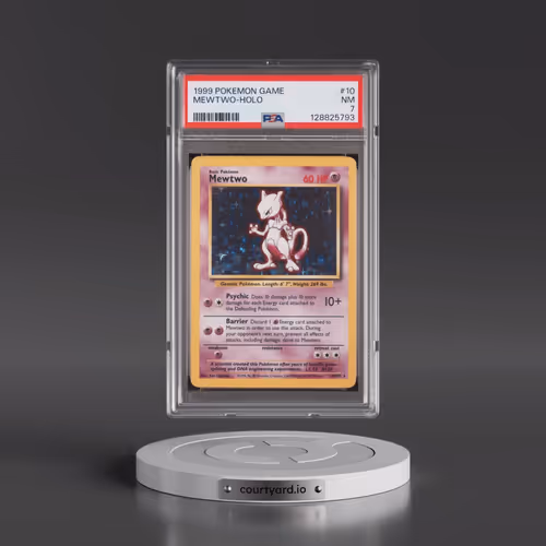 1999 Pokémon Game #10 Mewtwo - Holo (PSA 7 NM)