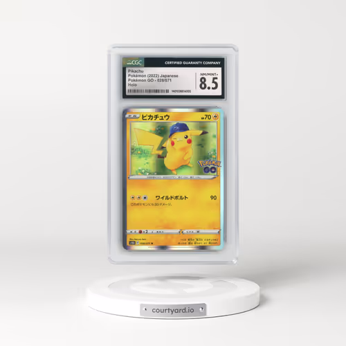 2022 Pokémon GO #028/071 Pikachu - Holo (CGC 8.5 NM-MT+)