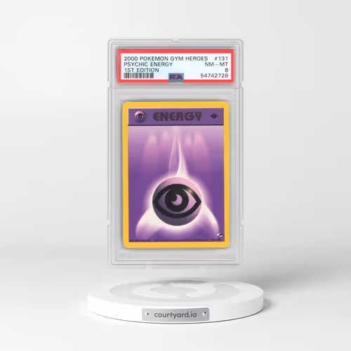 2000 Pokémon Gym Heroes #131 Psychic Energy - 1st Edition (PSA 8 NM-MT)