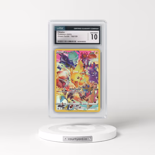 2022 Crown Zenith #160/159 Pikachu (CGC 10 GEM MINT)