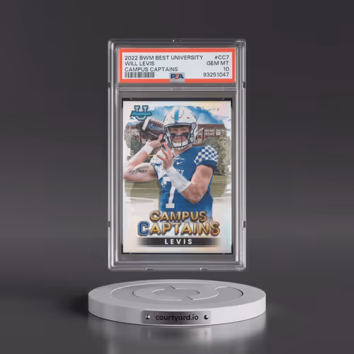 2022 Bowman's Best University Campus Captains #CC7 Will Levis (PSA 10 GEM MINT)