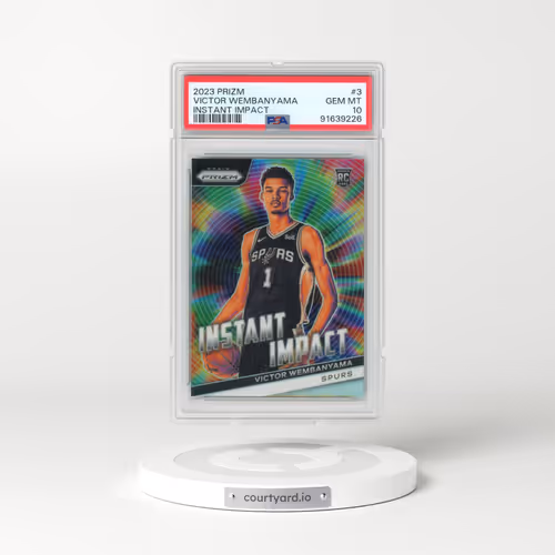 2023 Panini Prizm Instant Impact #3 Victor Wembanyama (PSA 10 GEM MINT)