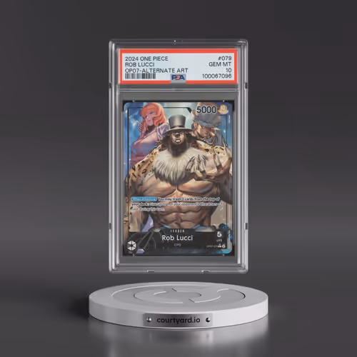 2024 One Piece 500 Years in the Future #079 Rob Lucci - Alternate Art (PSA 10 GEM MINT)