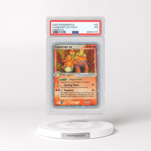 2005 Pokémon EX Emerald #92 Camerupt EX - Holo Holo (PSA 7 NM)