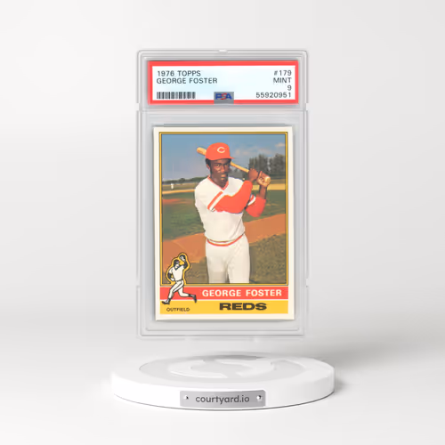 1976 Topps #179 George Foster (PSA 9 MINT)