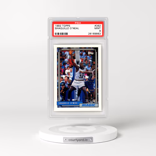 1992 Topps #362 Shaquille O'Neal (PSA 9 MINT)