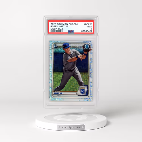 2020 Bowman Chrome Mega Box #BCP25 Bobby Witt Jr. (PSA 9 MINT)
