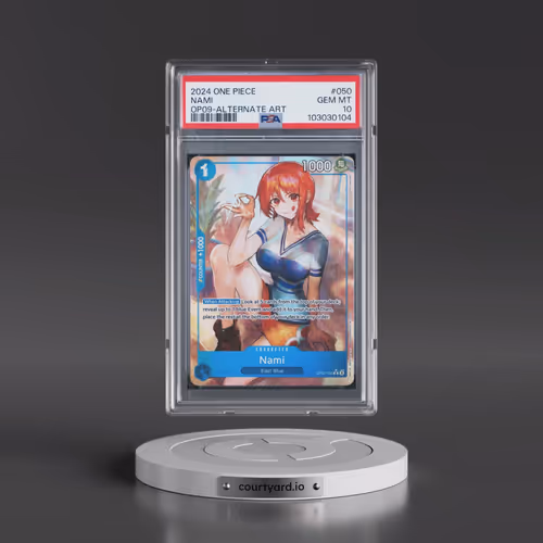 2024 One Piece OP09-Emperors in the New World #050 Nami - Alternate Art (PSA 10 GEM MINT)