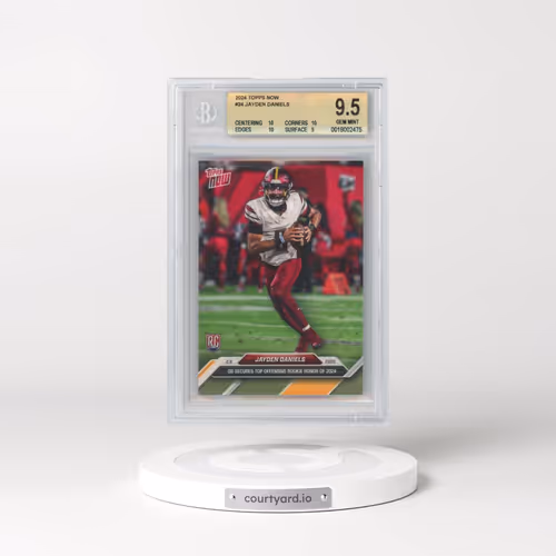 2024 Topps Now #24 Jayden Daniels (BGS 9.5 GEM MINT)