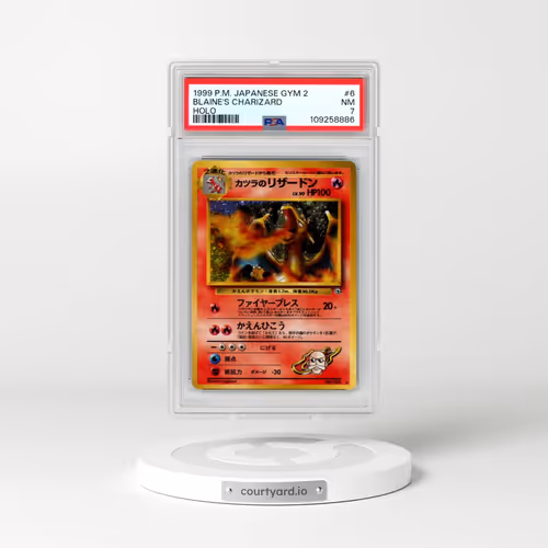 1999 Pokémon Gym 2 #6 Blaine's Charizard - Holo (PSA 7 NM)