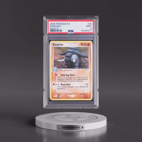 2005 Pokémon EX Deoxys #30 Donphan (PSA 9 MINT)