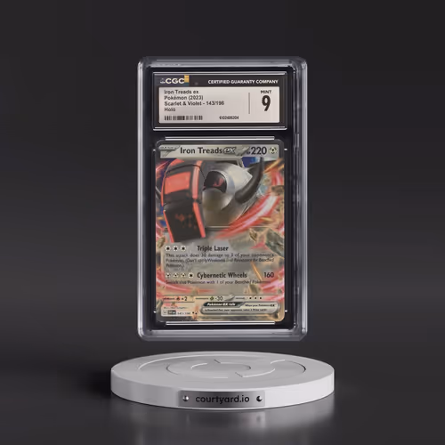 2023 Pokémon Svi EN-Scarlet & Violet #143 Iron Treads EX - Holo (CGC 9 MINT)