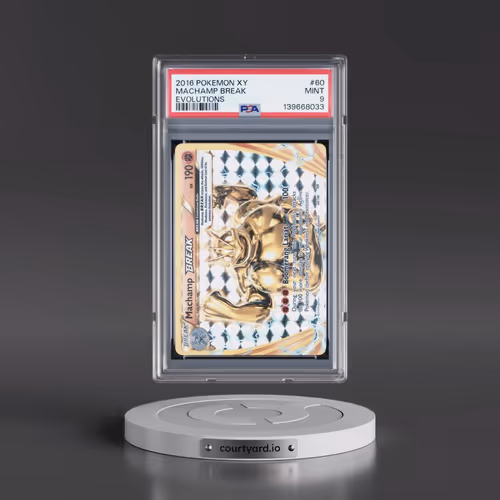 2016 Pokémon XY Evolutions #60 Machamp Break (PSA 9 MINT)