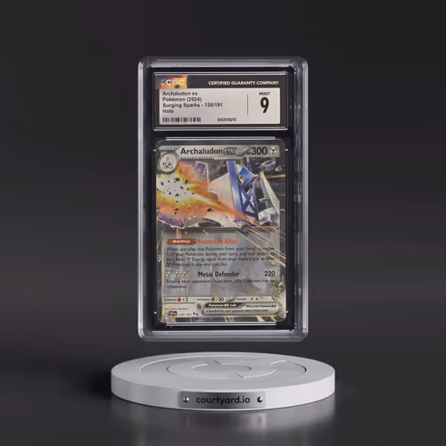 2024 Surging Sparks - SSP EN #130/191 Archaludon ex - Holo (CGC 9 MINT)