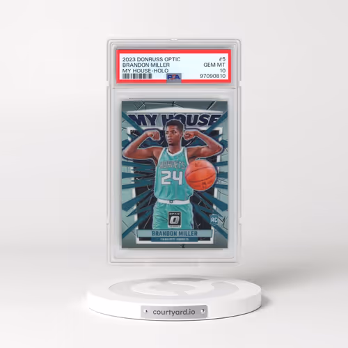 2023 Panini Donruss Optic My House #5 Brandon Miller - Holo (PSA 10 GEM MINT)