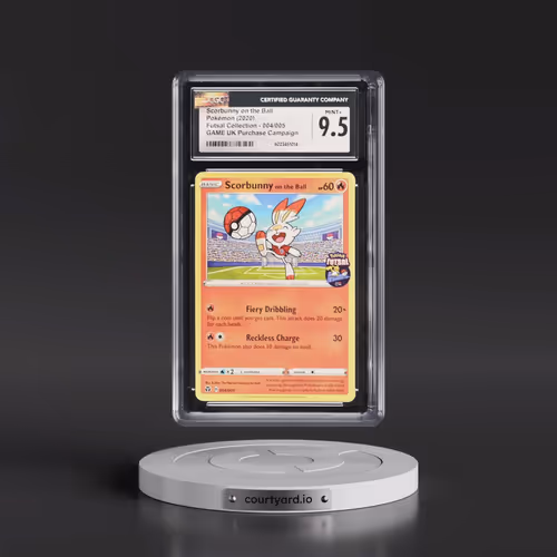 2020 Pokémon Futsal #004 Scorbunny on the Ball (CGC 9.5 MINT+)