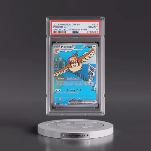 2023 Pokémon Obf EN-Obsidian Flames #225 Pidgeot EX - Holo Special Illustration Rare (PSA 10 GEM MIN