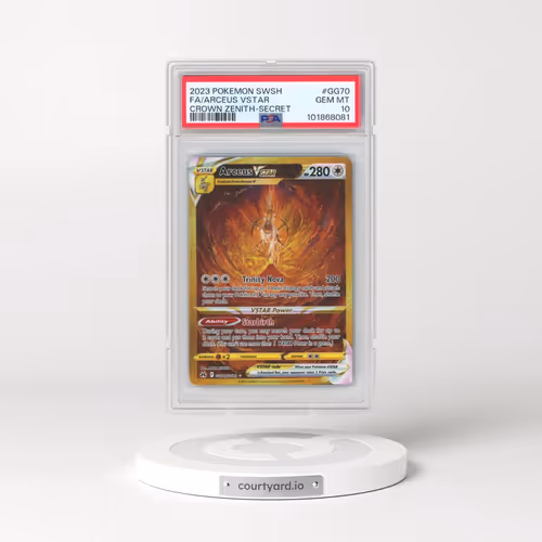 2023 Pokémon Sword and Shield Crown Zenith #GG70 Arceus Vstar - Full Art Secret (PSA 10 GEM MINT)