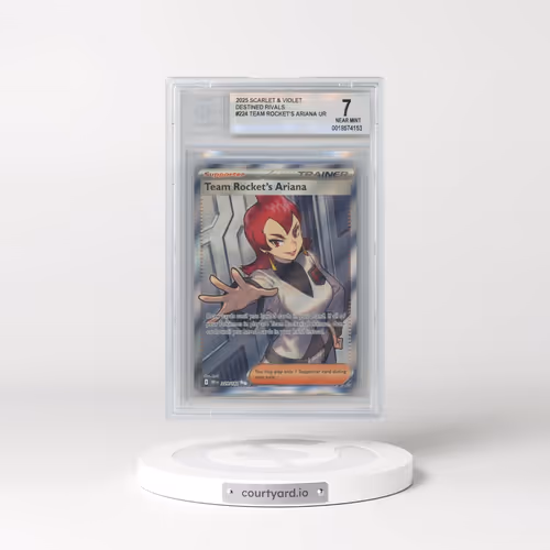 2025 Pokémon Dri EN-Destined Rivals #224 Team Rocket's Ariana - Ultra Rare (BGS 7 NM)