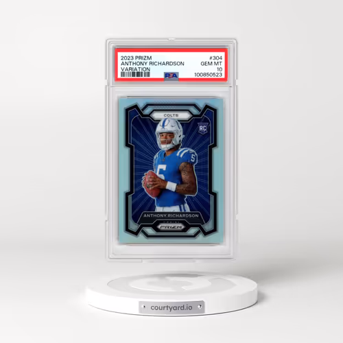2023 Panini Prizm #304 Anthony Richardson - Variation (PSA 10 GEM MINT)
