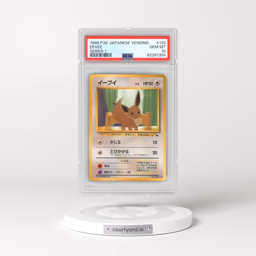 1998 Pokémon Vending #133 Eevee - Series 1 (PSA 10 GEM MINT)