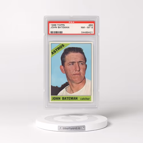 1966 Topps #86 John Bateman (PSA 8 NM-MT)