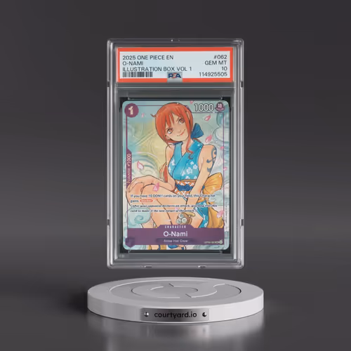 2025 One Piece Promos #062 O-Nami - Illustration Box Vol 1 (PSA 10 GEM MINT)