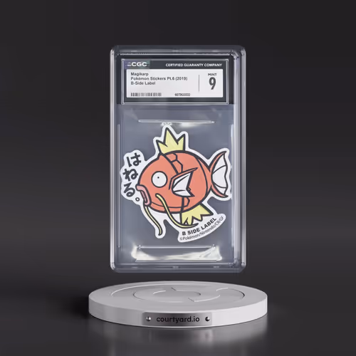 2019 Pokémon Stickers Pt.6 (2019 B-Side Label) - Japanese Magikarp (CGC 9 MINT)