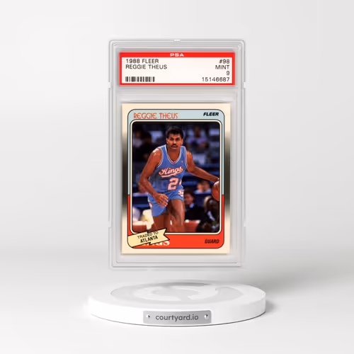 1988 Fleer #98 Reggie Theus (PSA 9 MINT)