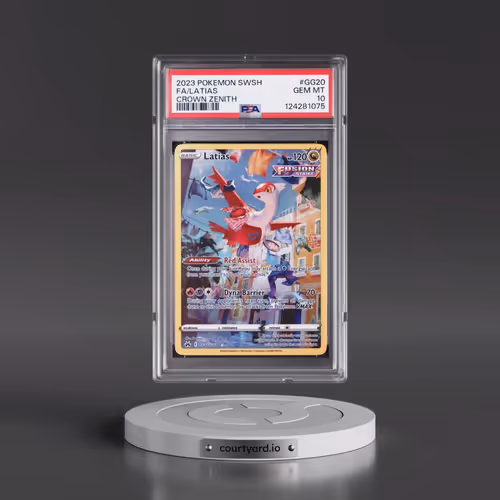 2023 Pokémon Sword and Shield Crown Zenith #GG20 Latias - Full Art (PSA 10 GEM MINT)