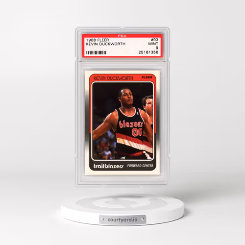 1988 Fleer #93 Kevin Duckworth (PSA 9 MINT)