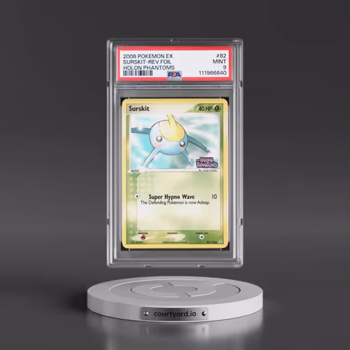 2006 Pokémon EX Holon Phantoms #82 Surskit - Reverse Foil (PSA 9 MINT)