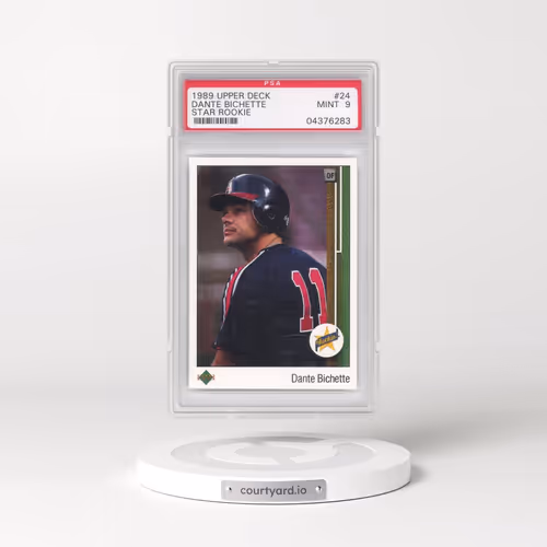 1989 Upper Deck #24 Dante Bichette - Star Rookie (PSA 9 MINT)