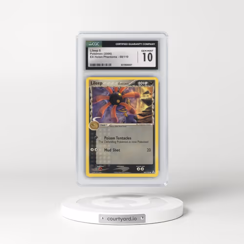 2006 EX Holon Phantoms #68/110 Lileep δ (CGC 10 GEM MINT)
