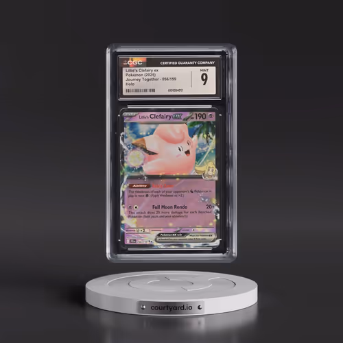 2025 Pokémon Jtg EN-Journey Together #056 Lillie's Clefairy EX - Holo (CGC 9 MINT)