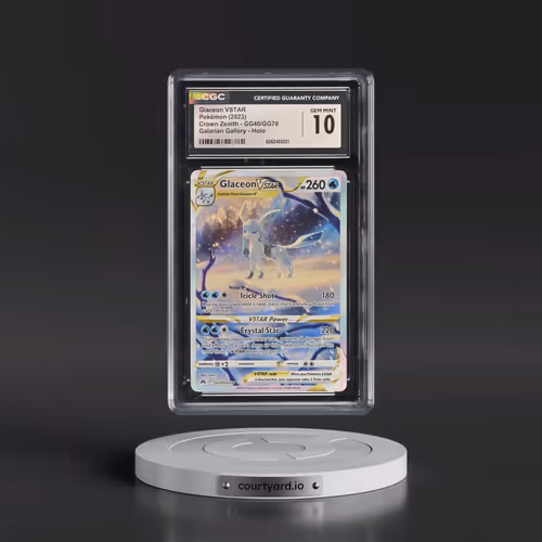 2023 Crown Zenith #GG40/GG70 Glaceon VSTAR - Galarian Gallery Holo (CGC 10 GEM MINT)