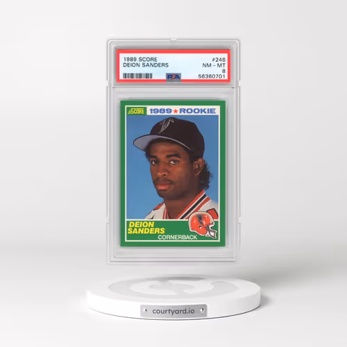 1989 Score #246 Deion Sanders (PSA 8 NM-MT)