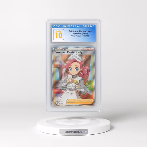2020 Vivid Voltage #185/185 Pokémon Center Lady (CGC 10 PRISTINE)
