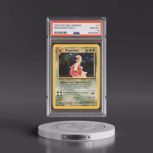 2000 Pokémon Neo Genesis #11 Meganium - Holo (PSA 10 GEM MINT)