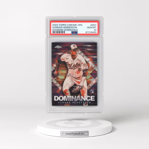 2023 Topps Chrome Update Diamond Dominance #DD7 Gunnar Henderson (PSA 10 GEM MINT)