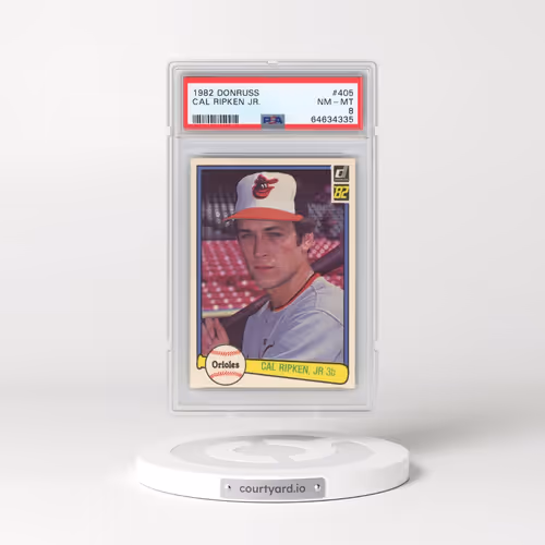 1982 Donruss #405 Cal Ripken Jr. (PSA 8 NM-MT)