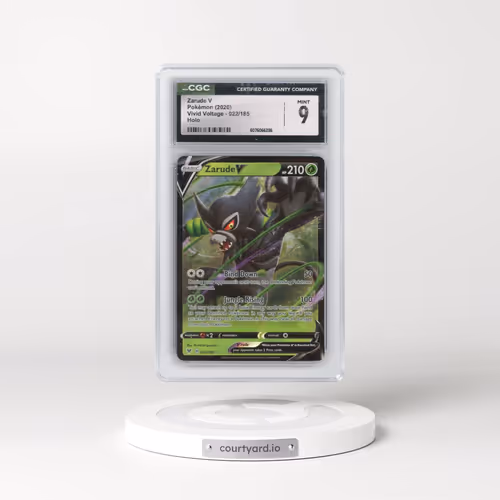 2020 Vivid Voltage #022/185 Zarude V - Holo (CGC 9 MINT)