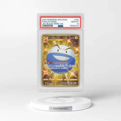 2021 Japanese Jet Black Spirit #92 Electrode - Full Art Holo (PSA 10 GEM MINT)