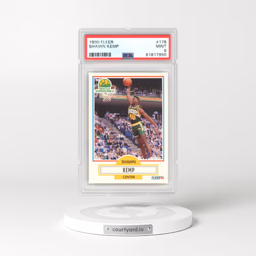 1990 Fleer #178 Shawn Kemp (PSA 9 MINT)