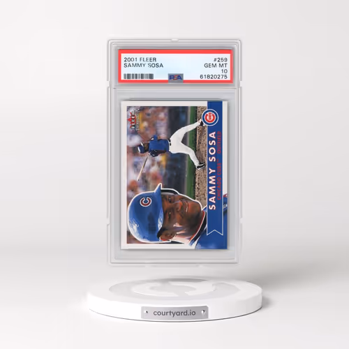 2001 Fleer #259 Sammy Sosa (PSA 10 GEM MINT)