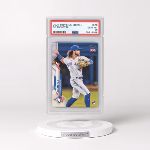 2020 Topps UK Edition #200 Bo Bichette (PSA 10 GEM MINT)
