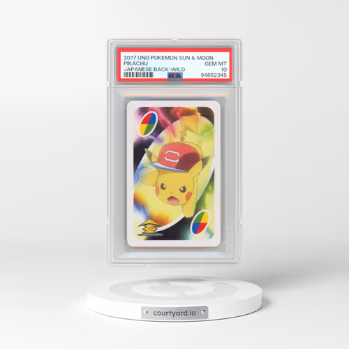 2017 Uno Pokémon Sun & Moon Pikachu - Back-Wild (PSA 10 GEM MINT)